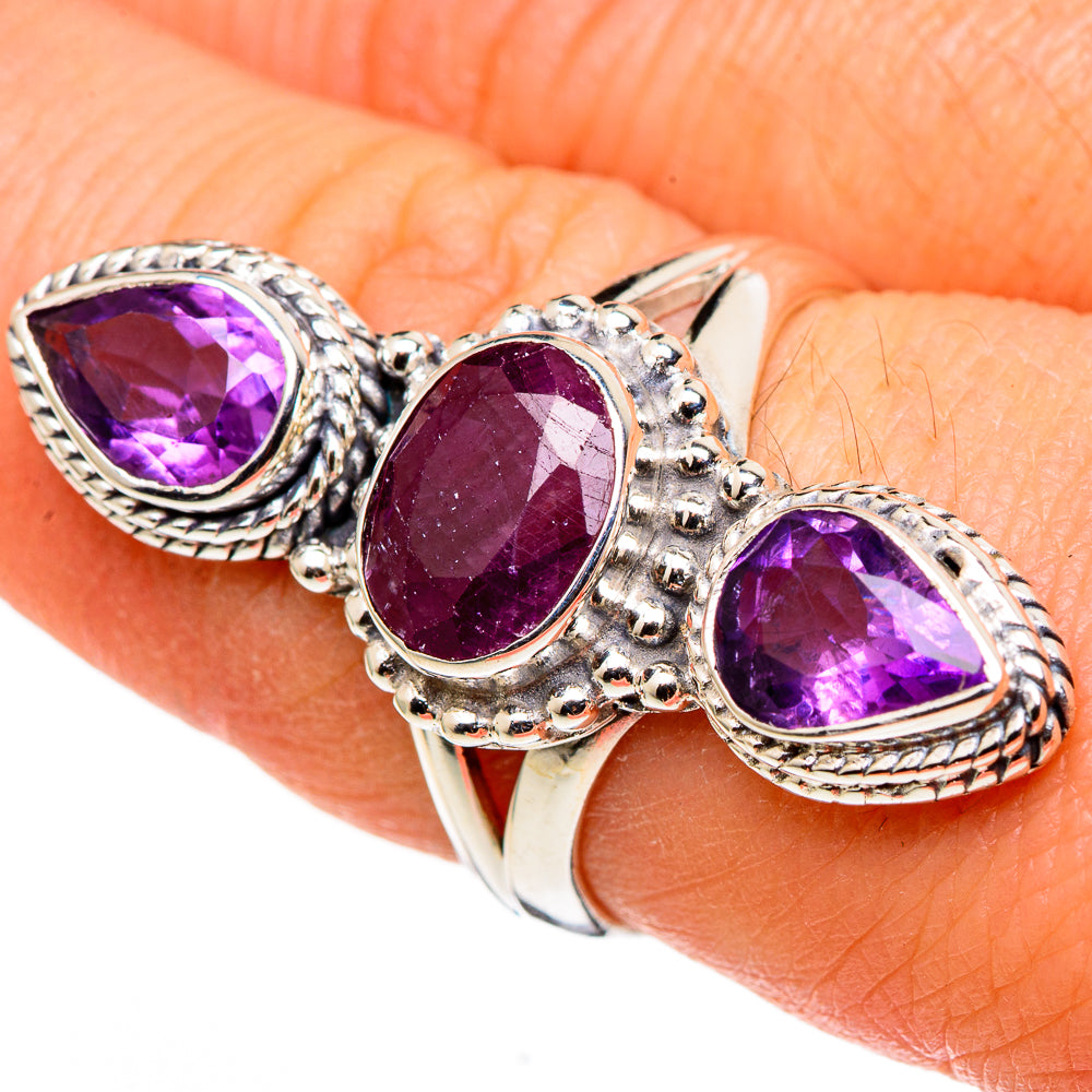 Ruby Rings handcrafted by Anasilvercos - RING99666