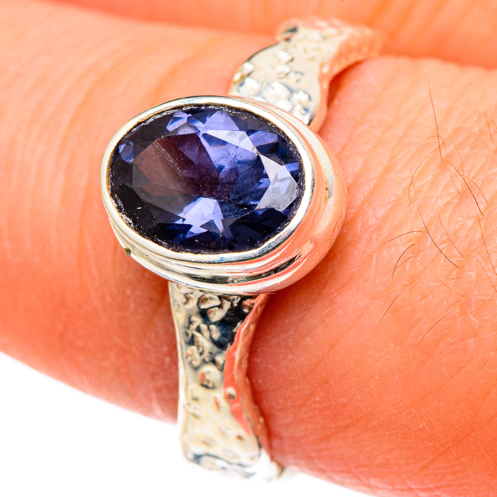 Violet Spinel Rings handcrafted by Anasilvercos - RING99676