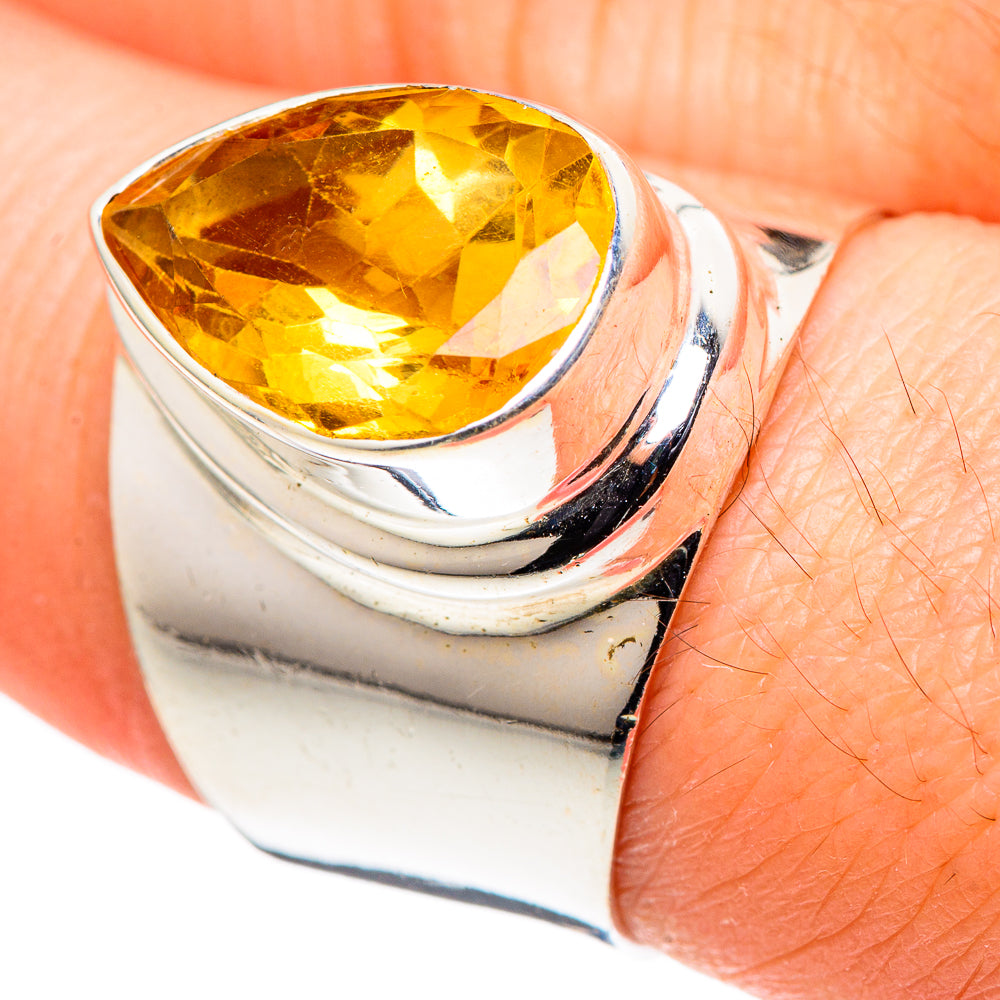 Citrine Rings handcrafted by Anasilvercos - RING99684