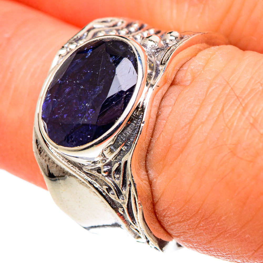 Violet Spinel Rings handcrafted by Anasilvercos - RING99698