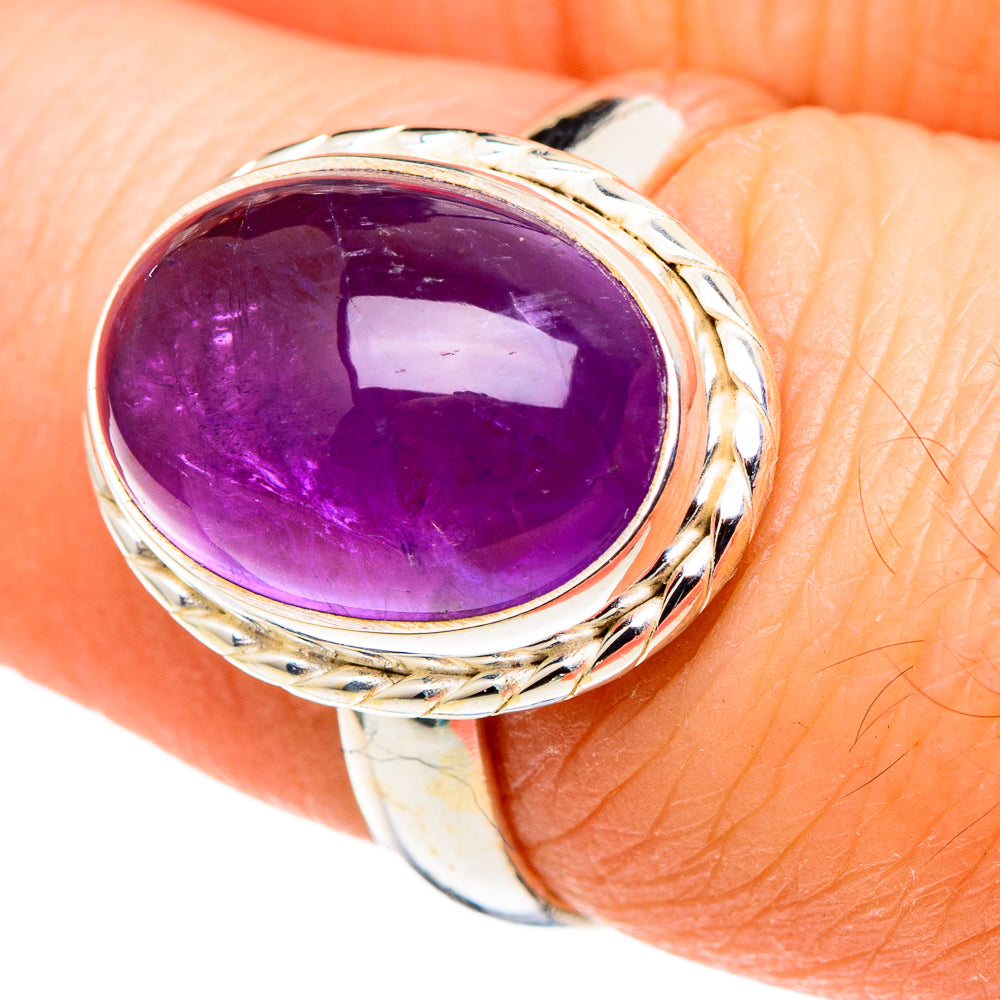 Amethyst Rings handcrafted by Anasilvercos - RING99699
