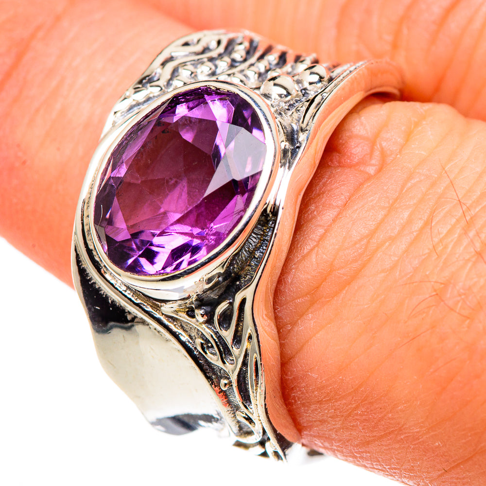 Amethyst Rings handcrafted by Anasilvercos - RING99701