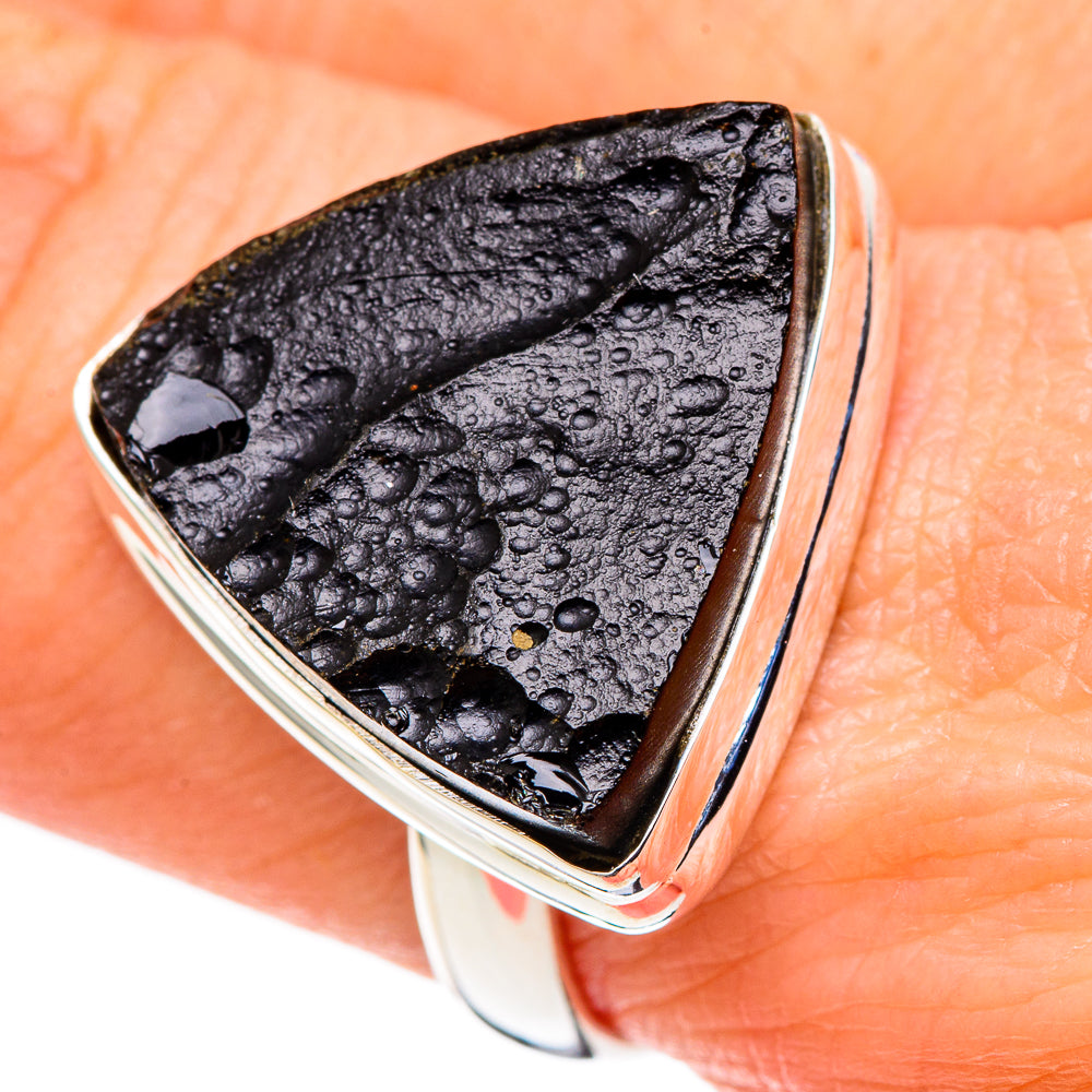 Tektite Rings handcrafted by Anasilvercos - RING99703