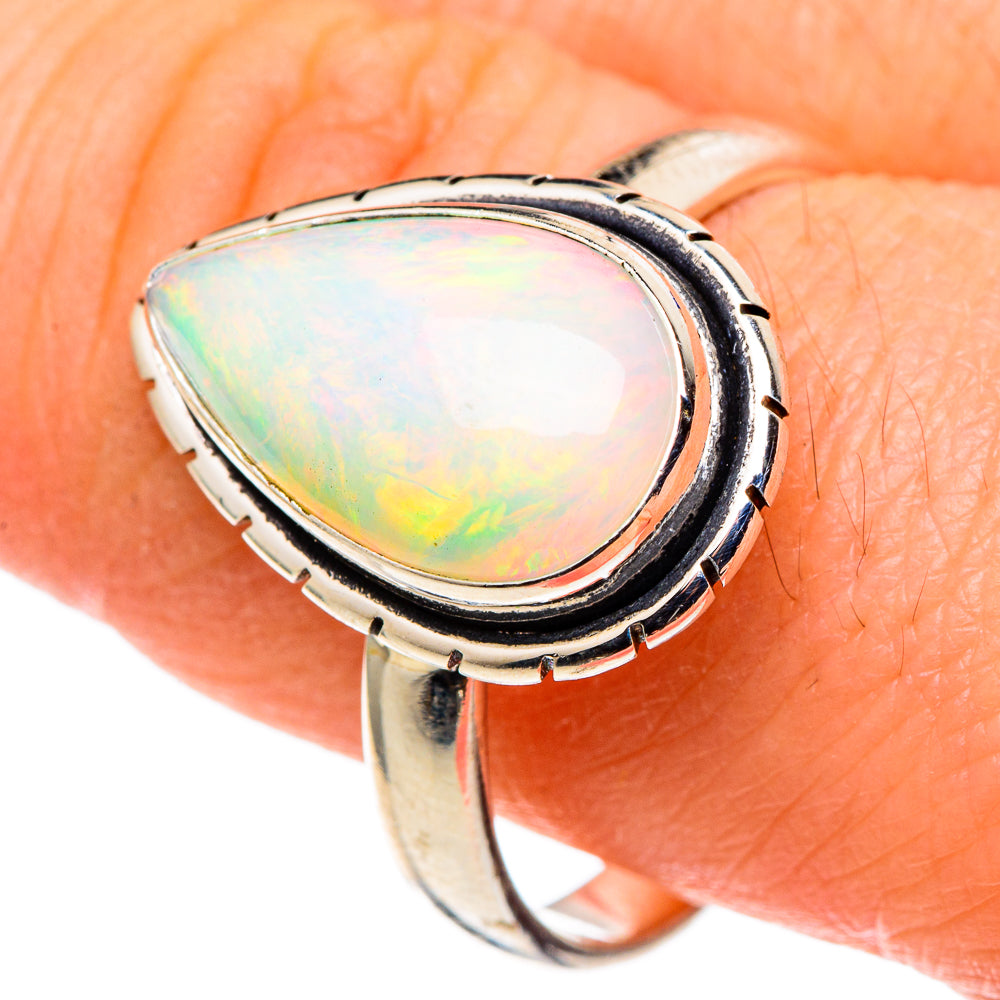 Ethiopian Opal Rings handcrafted by Anasilvercos - RING99710