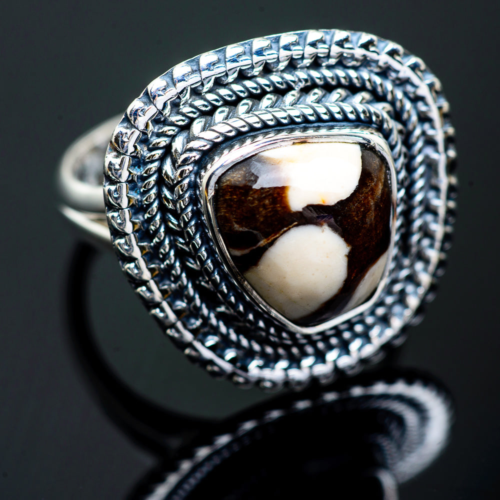 Peanut Wood Jasper Rings handcrafted by Anasilvercos - RING997135