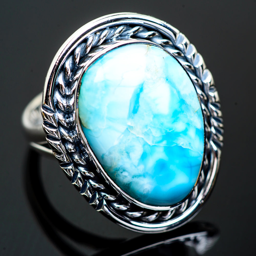 Larimar Rings handcrafted by Anasilvercos - RING997285