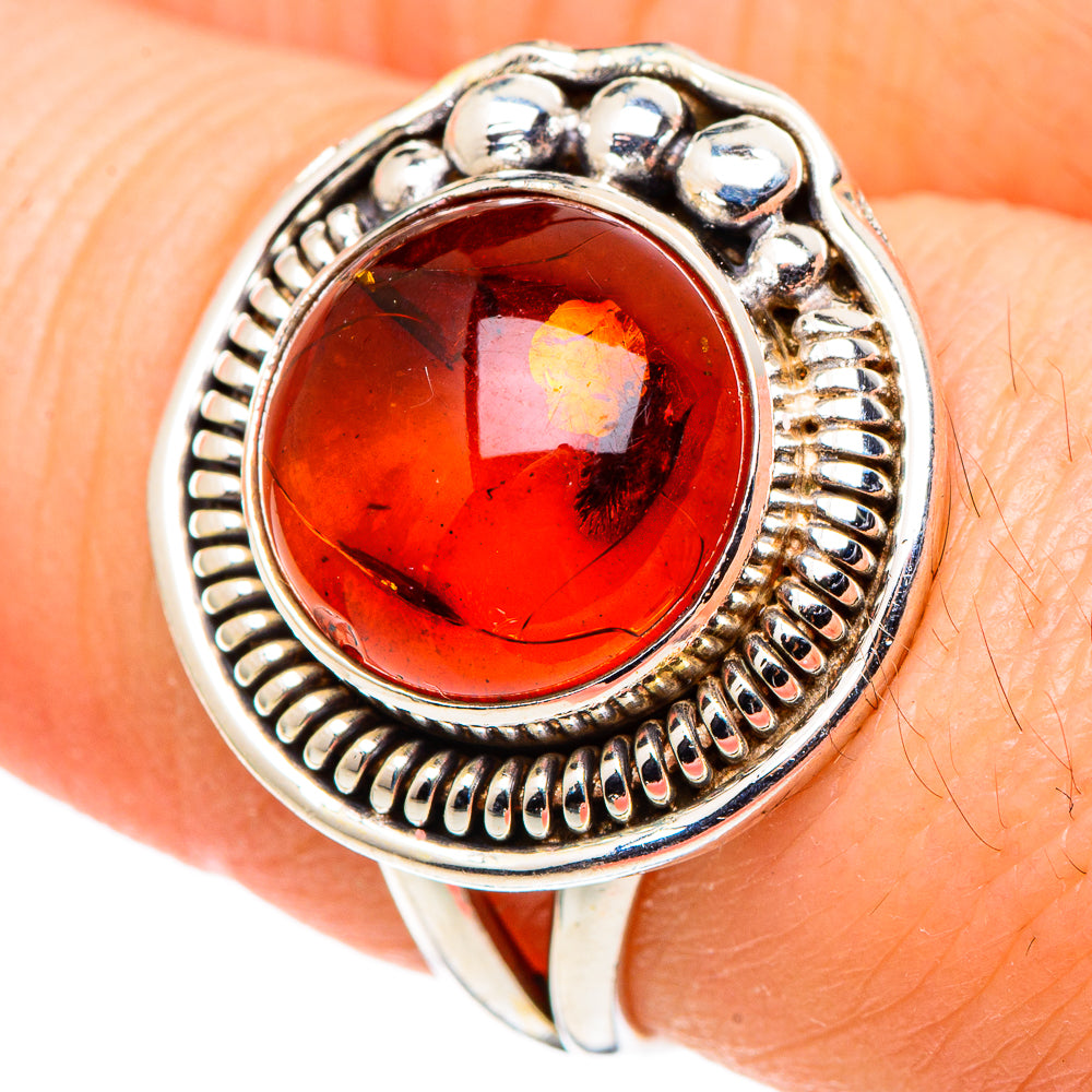 Baltic Amber Rings handcrafted by Anasilvercos - RING99728