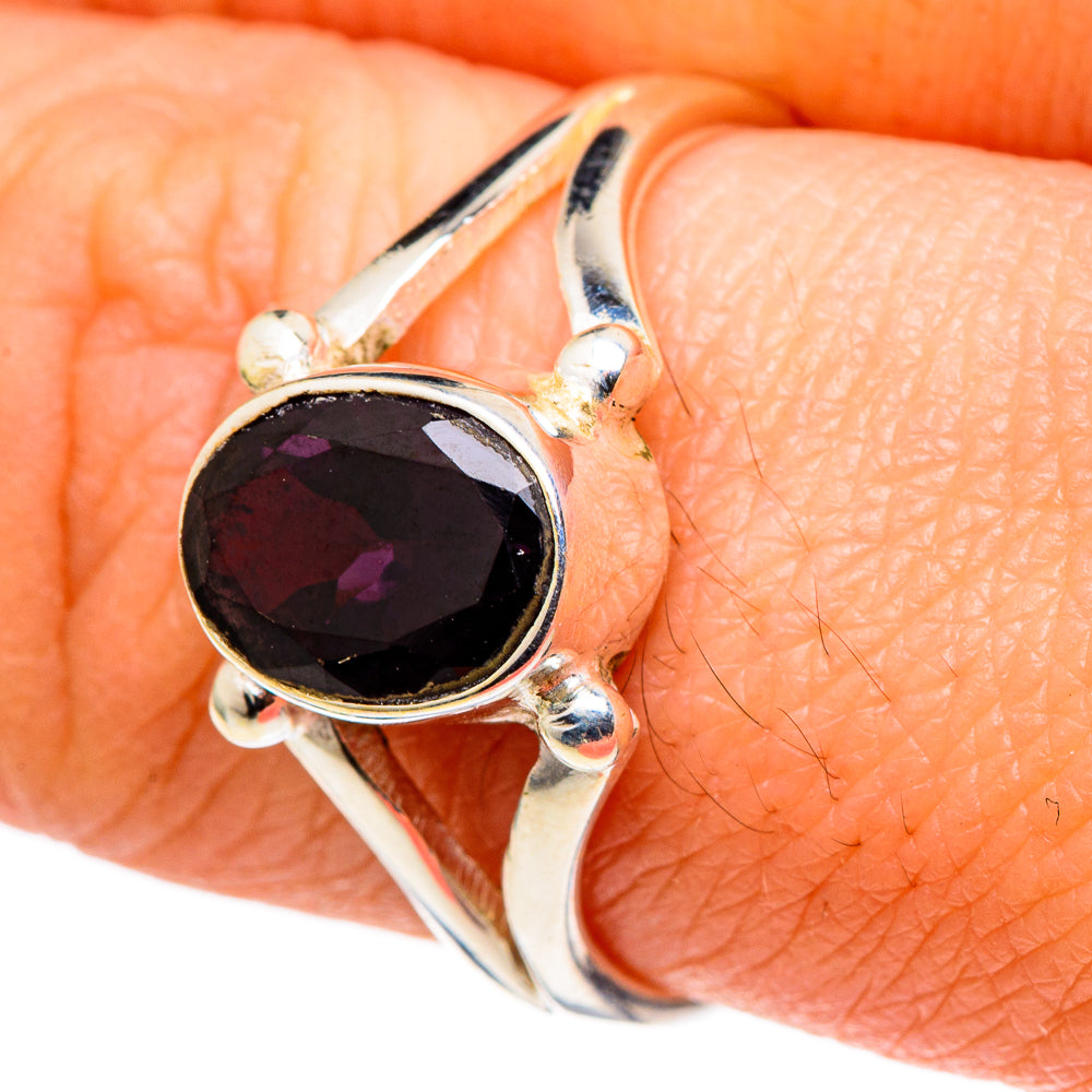 Red Spinel Rings handcrafted by Anasilvercos - RING99731