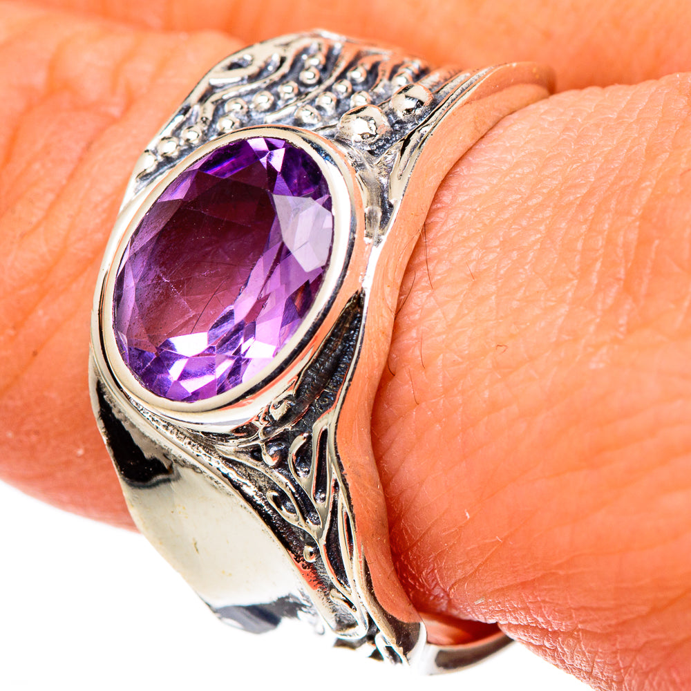 Amethyst Rings handcrafted by Anasilvercos - RING99740