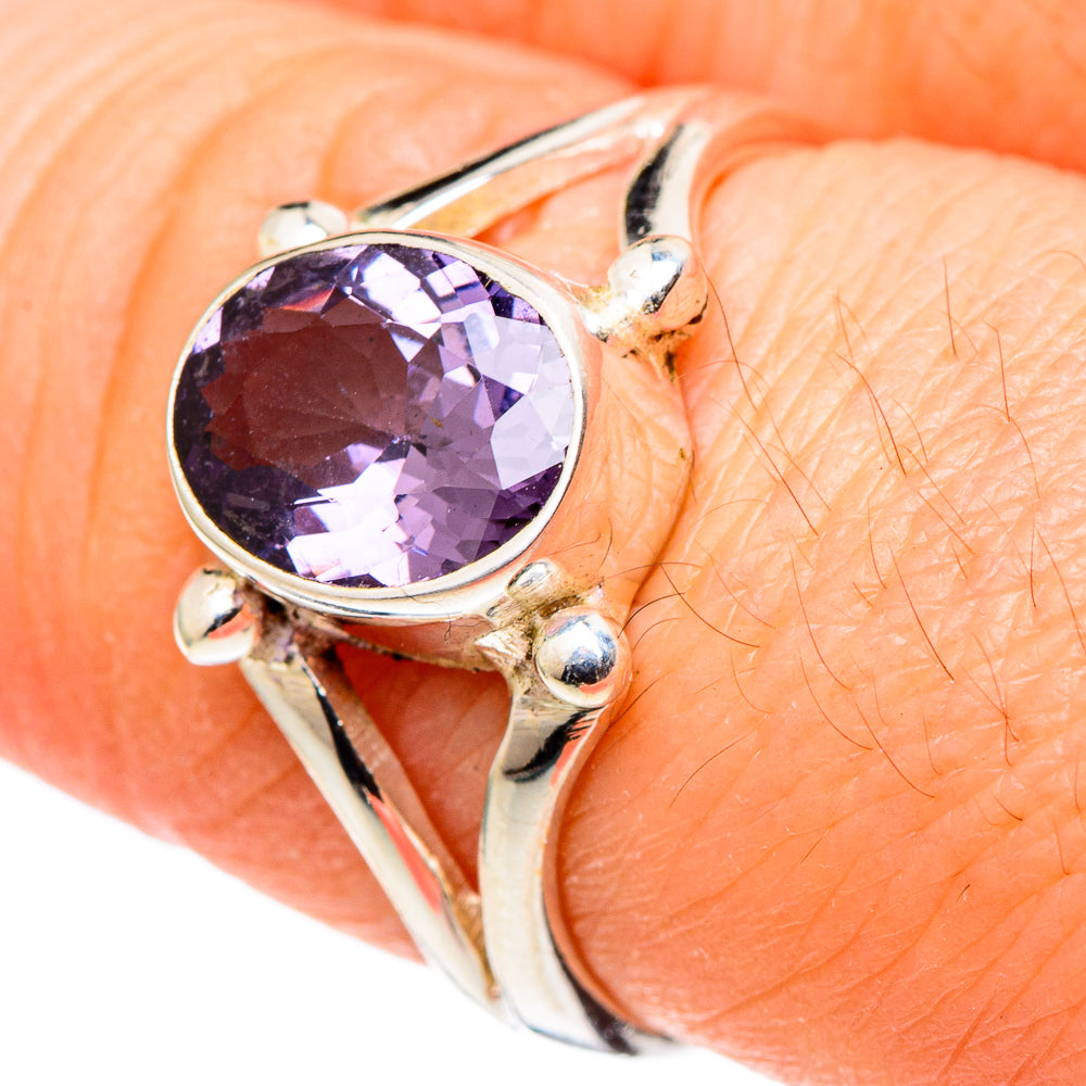Purple Spinel Rings handcrafted by Anasilvercos - RING99741