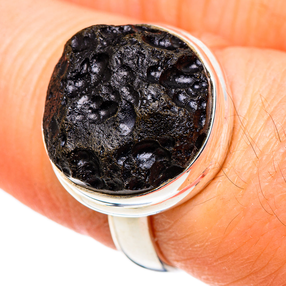 Tektite Rings handcrafted by Anasilvercos - RING99743