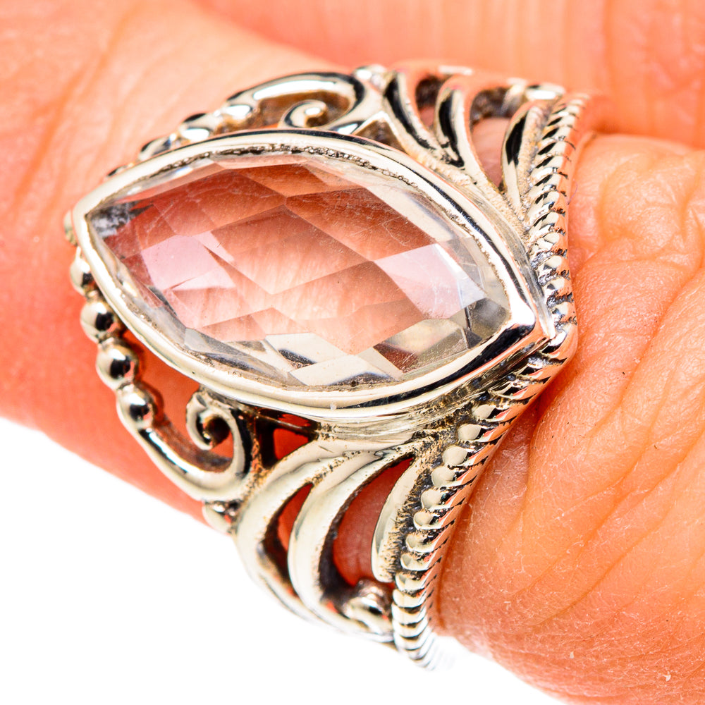 White Quartz Rings handcrafted by Anasilvercos - RING99745