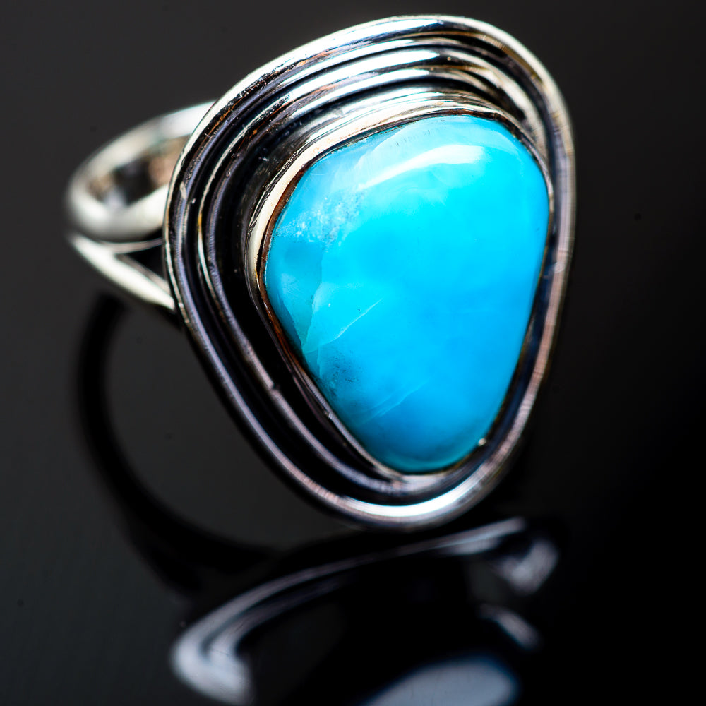 Larimar Rings handcrafted by Anasilvercos - RING997494