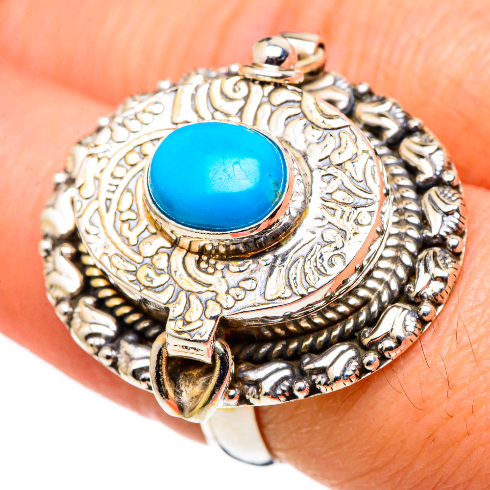 Larimar Rings handcrafted by Anasilvercos - RING99754