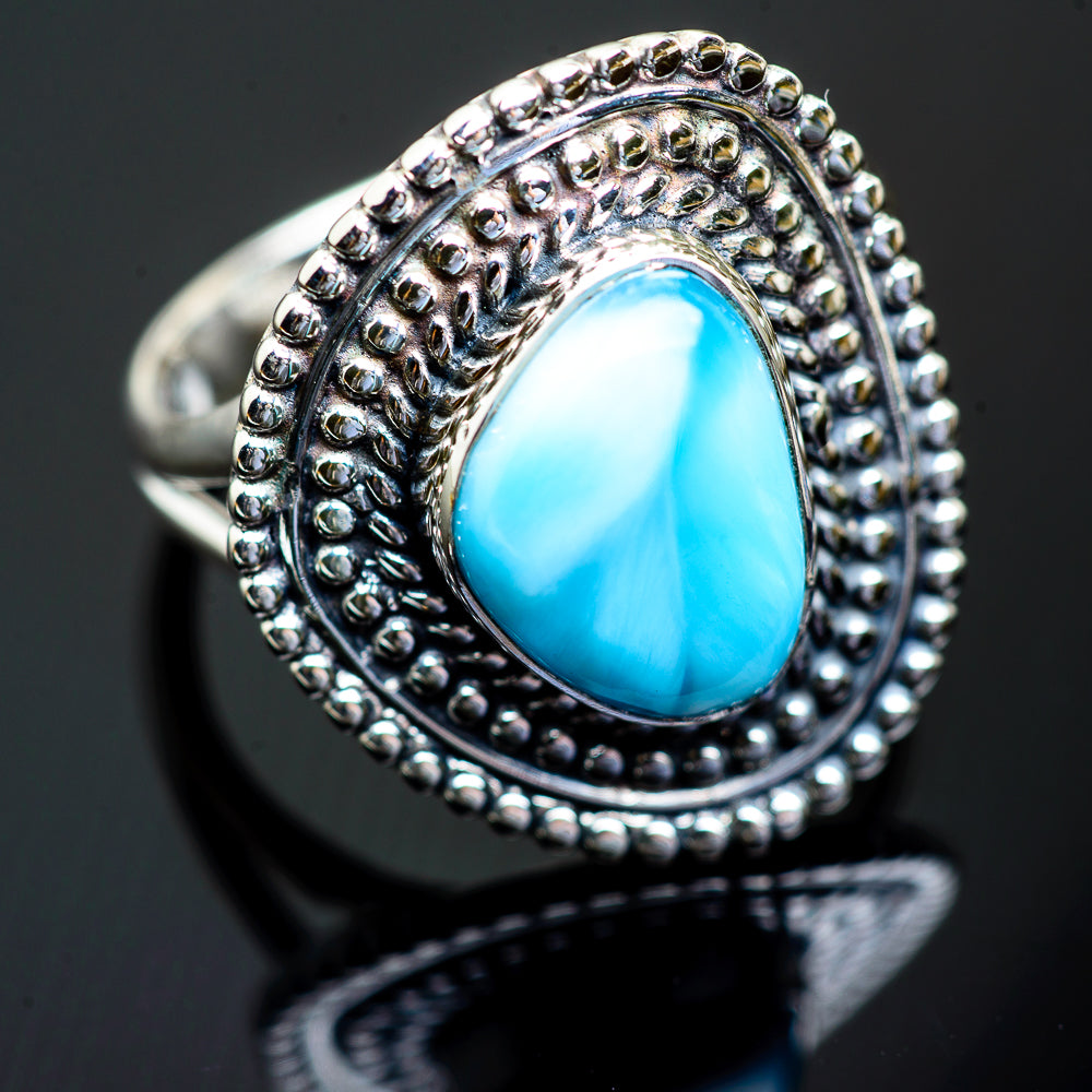 Larimar Rings handcrafted by Anasilvercos - RING997703