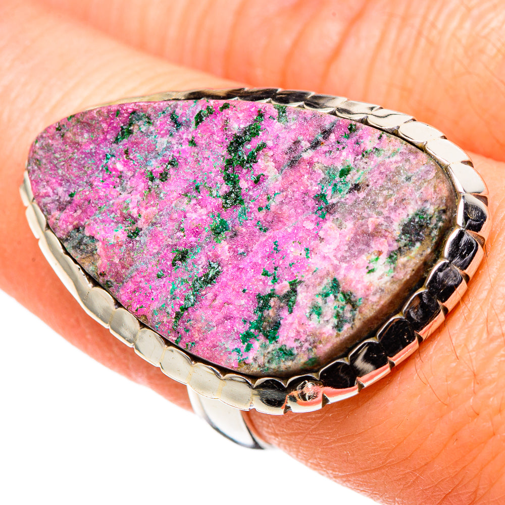 Cobalto Calcite Druzy Rings handcrafted by Anasilvercos - RING99776