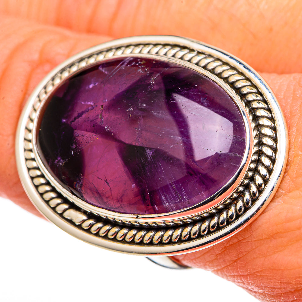 Star Amethyst Rings handcrafted by Anasilvercos - RING99780