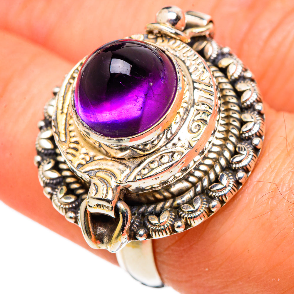 Amethyst Rings handcrafted by Anasilvercos - RING99781
