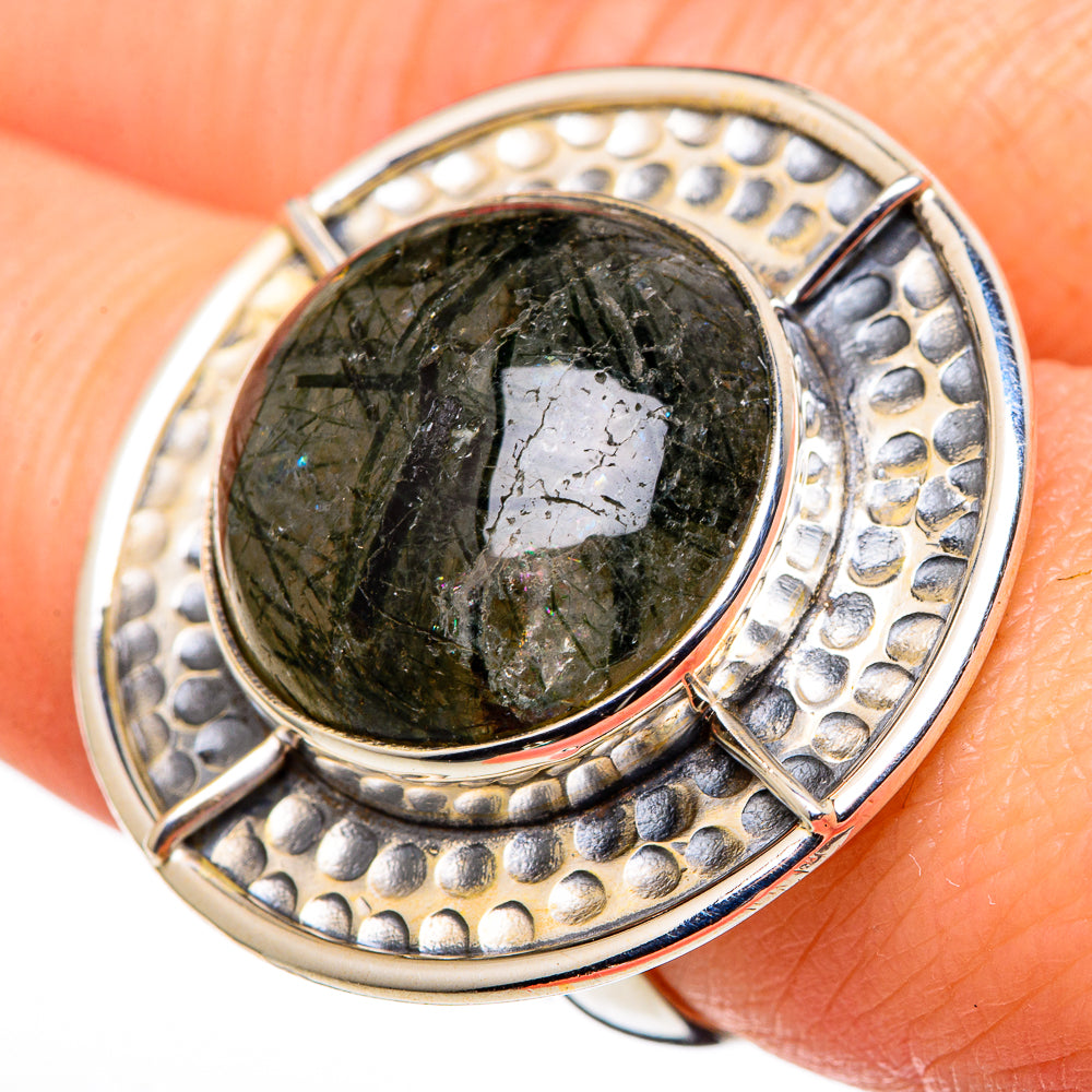 Tourmaline Quartz Rings handcrafted by Anasilvercos - RING99783