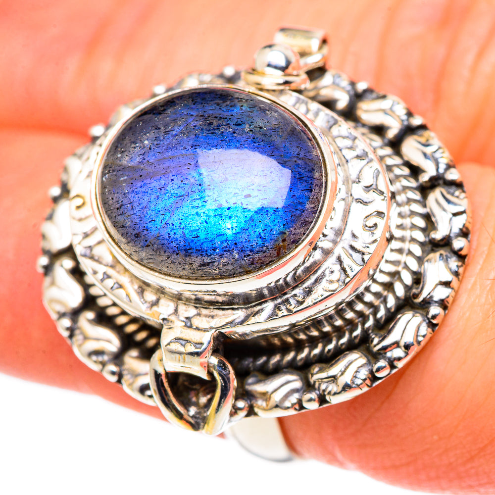 Labradorite Rings handcrafted by Anasilvercos - RING99796