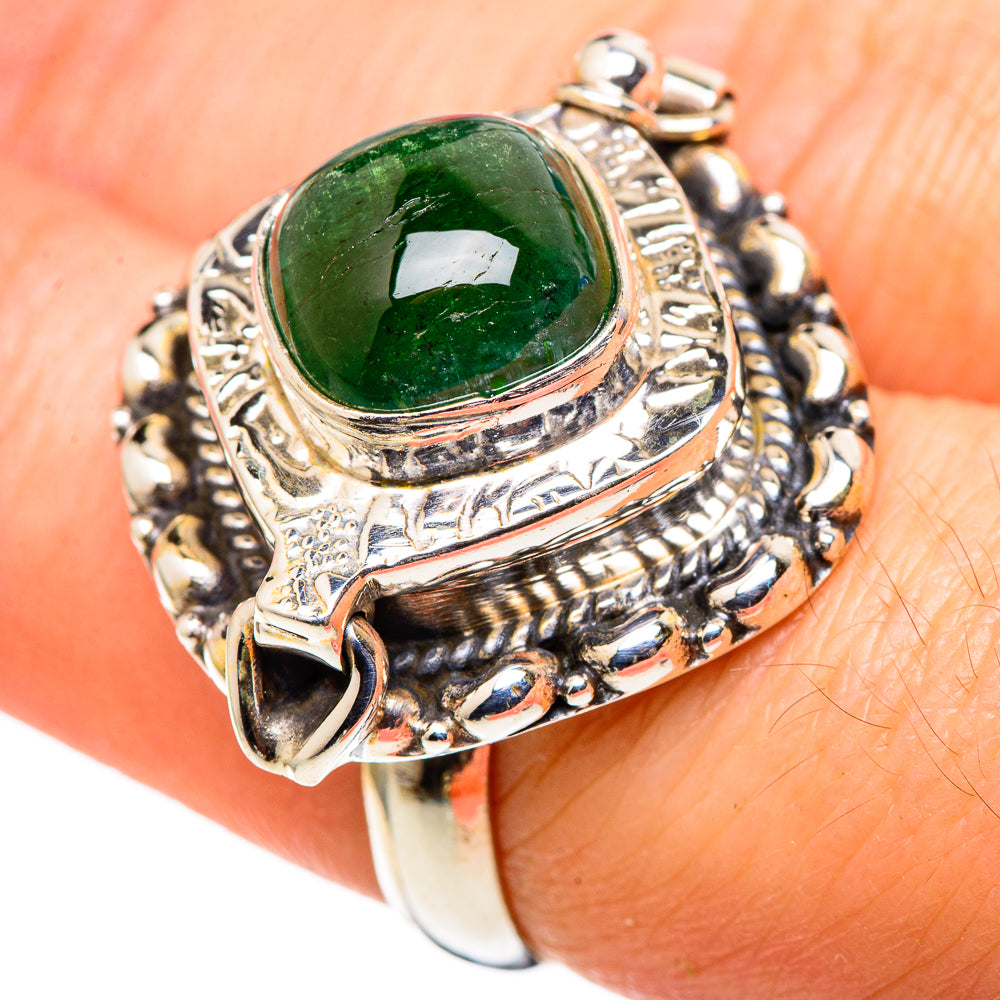 Green Aventurine Rings handcrafted by Anasilvercos - RING99800