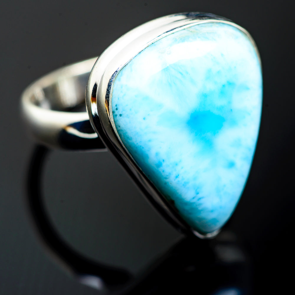 Larimar Rings handcrafted by Anasilvercos - RING998018