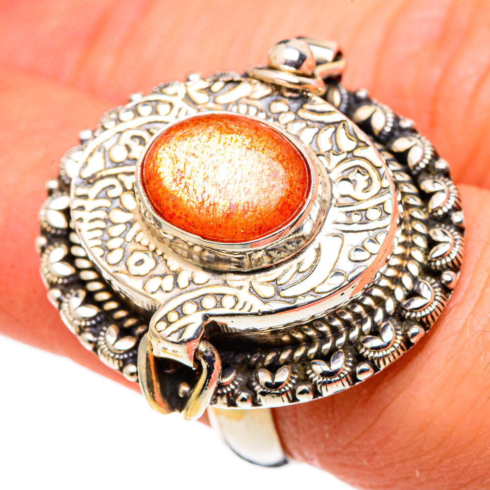 Sunstone Rings handcrafted by Anasilvercos - RING99814