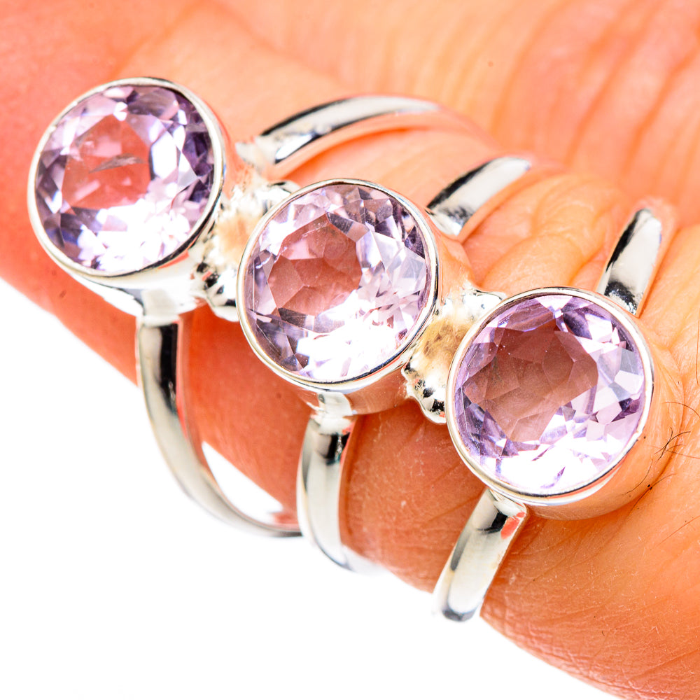 Kunzite Rings handcrafted by Anasilvercos - RING99819