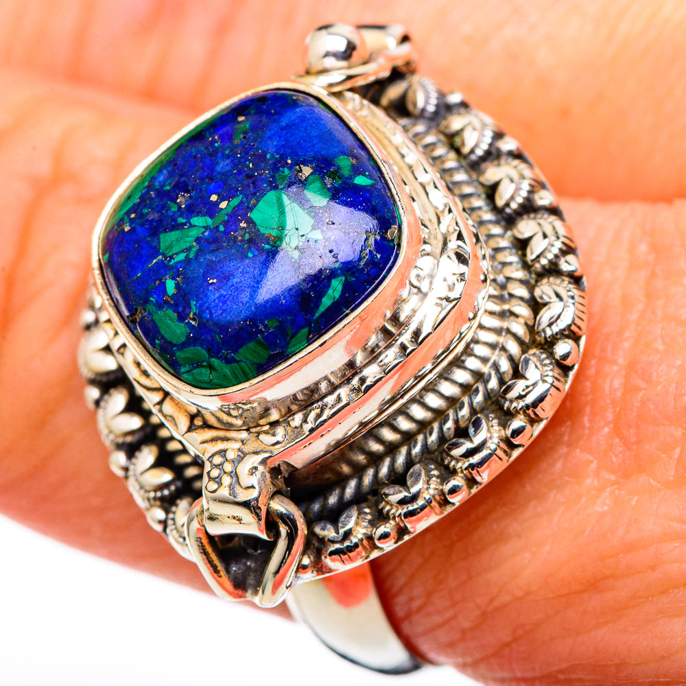Azurite Rings handcrafted by Anasilvercos - RING99826