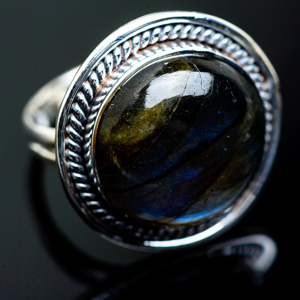 Labradorite Rings handcrafted by Anasilvercos - RING998277