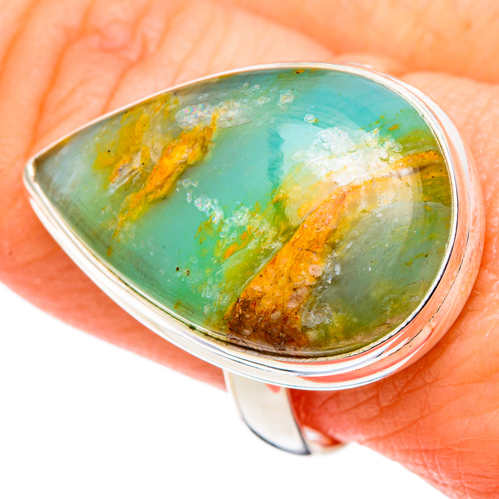 Peruvian Opal Rings handcrafted by Anasilvercos - RING99831