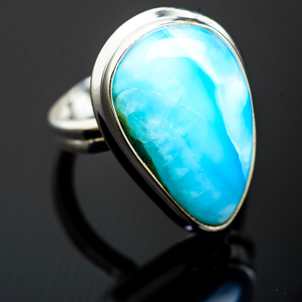 Larimar Rings handcrafted by Anasilvercos - RING998339