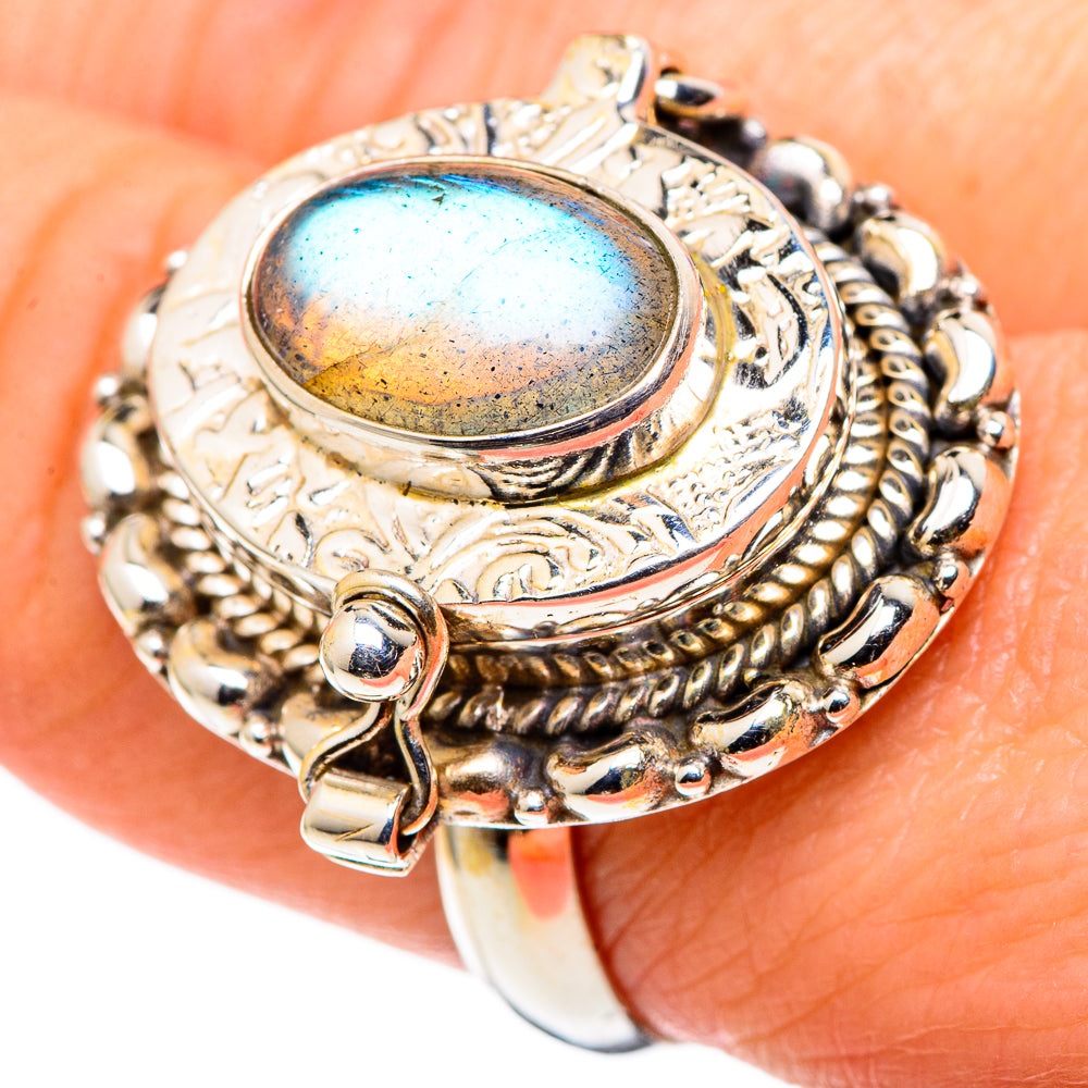 Labradorite Rings handcrafted by Anasilvercos - RING99835