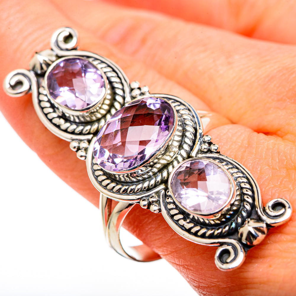 Amethyst Rings handcrafted by Anasilvercos - RING99854