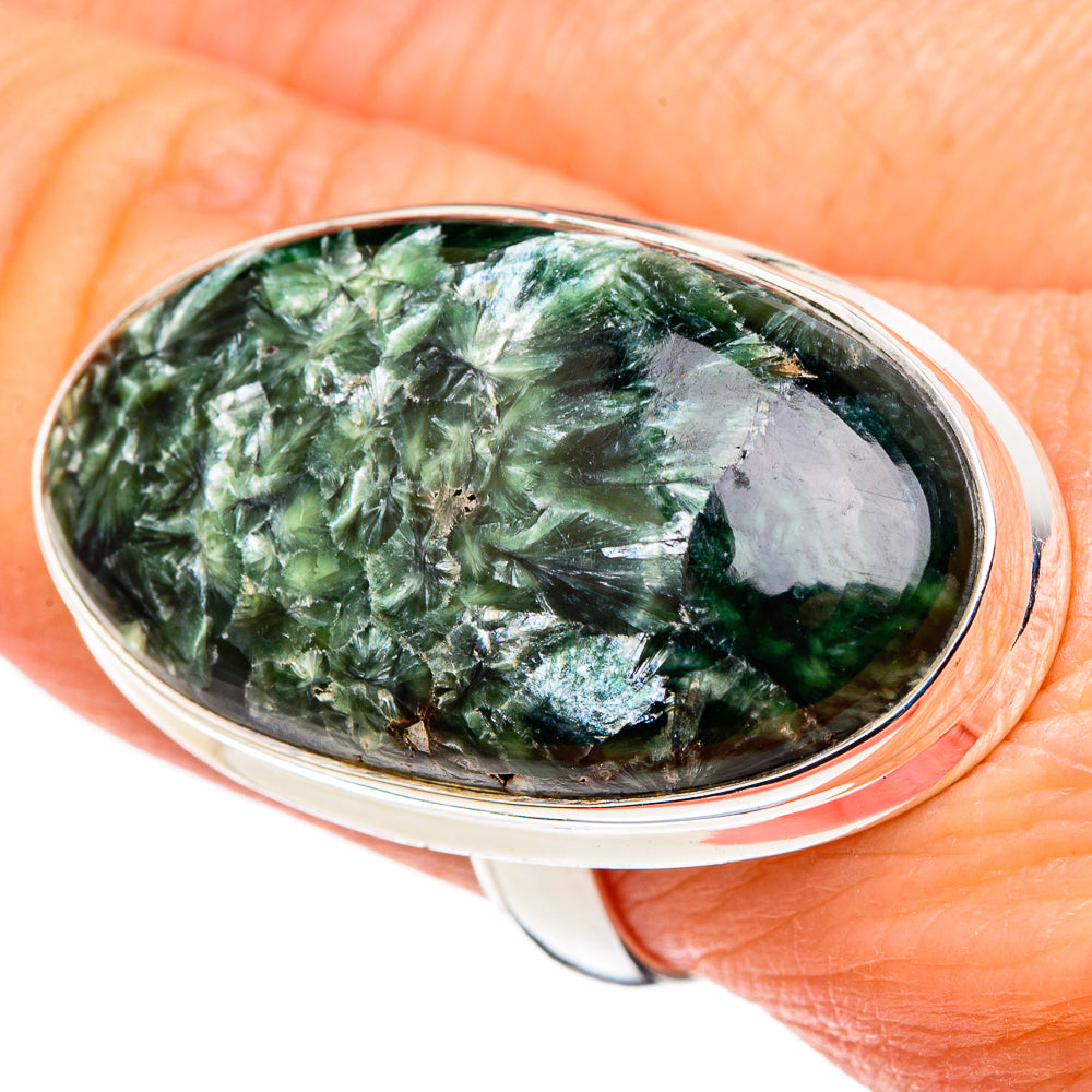 Seraphinite Rings handcrafted by Anasilvercos - RING99859