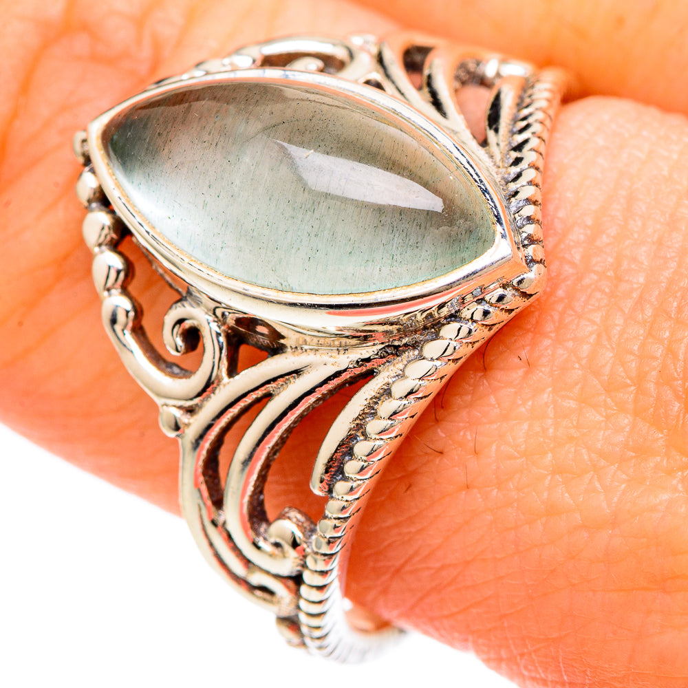 Aqua Chalcedony Rings handcrafted by Anasilvercos - RING99876