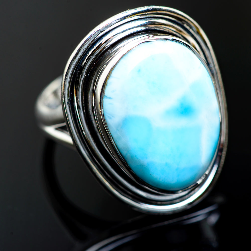 Larimar Rings handcrafted by Anasilvercos - RING998829