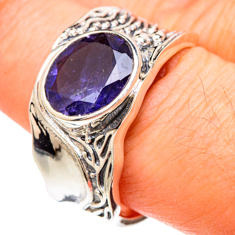 Violet Spinel Rings handcrafted by Anasilvercos - RING99891