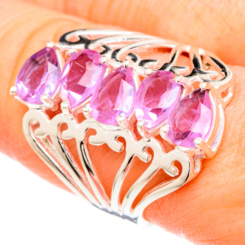 Color Change Alexandrite (lab.) Rings handcrafted by Anasilvercos - RING99894