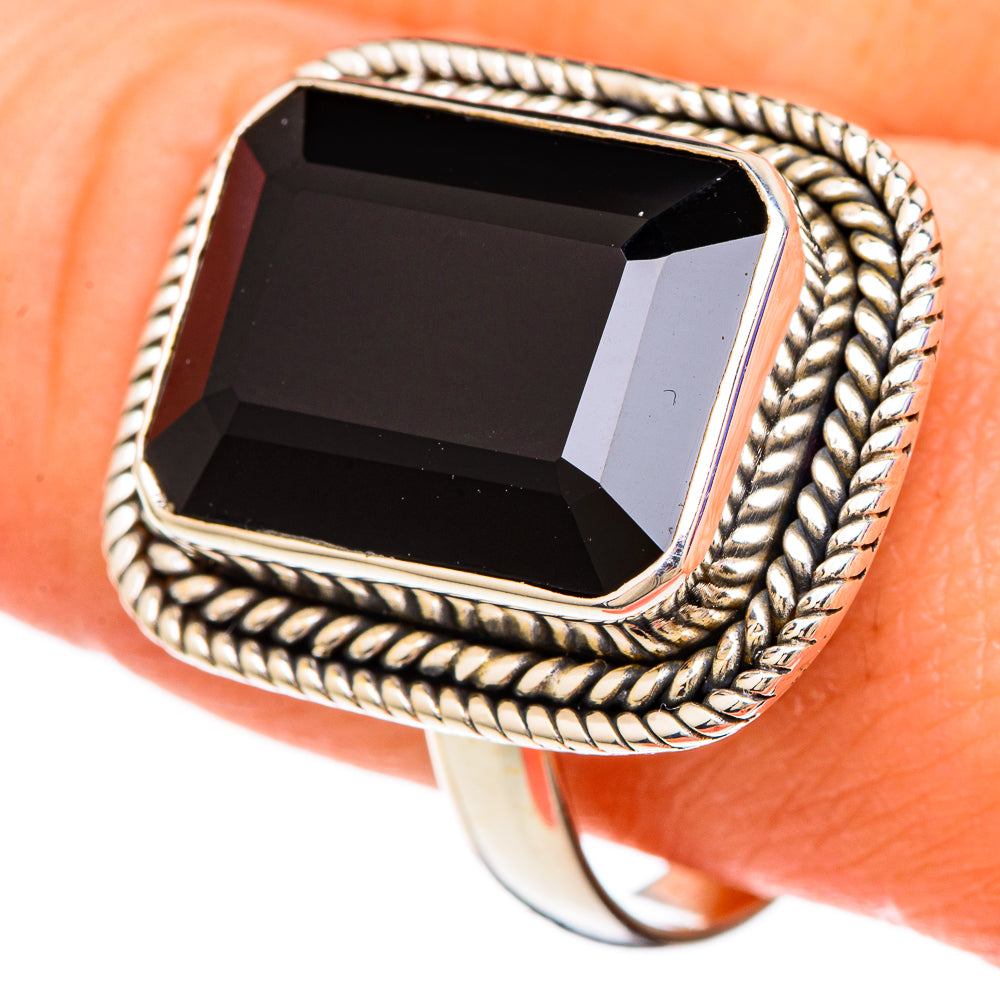 Black Onyx Rings handcrafted by Anasilvercos - RING99902