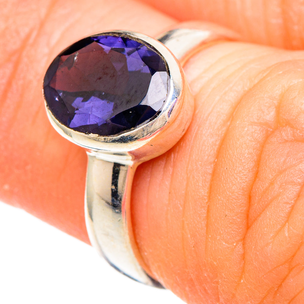 Violet Spinel Rings handcrafted by Anasilvercos - RING99916