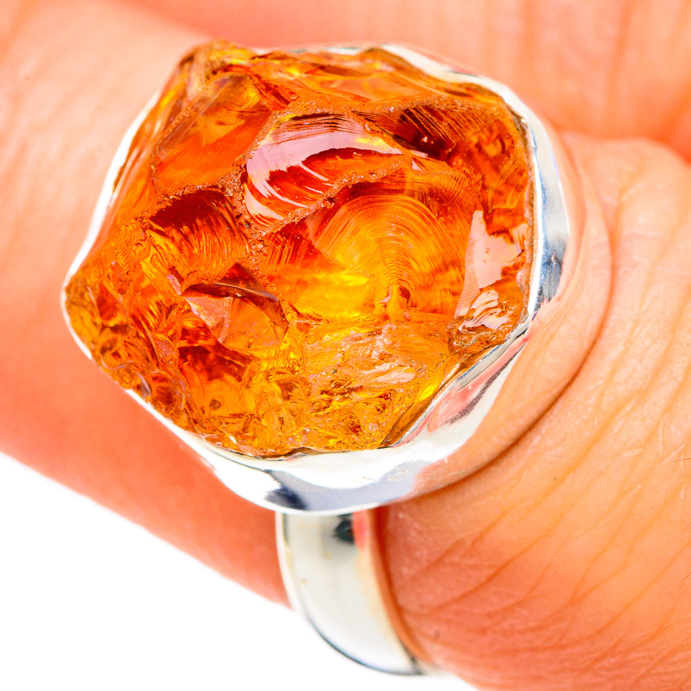 Citrine Rings handcrafted by Anasilvercos - RING99925