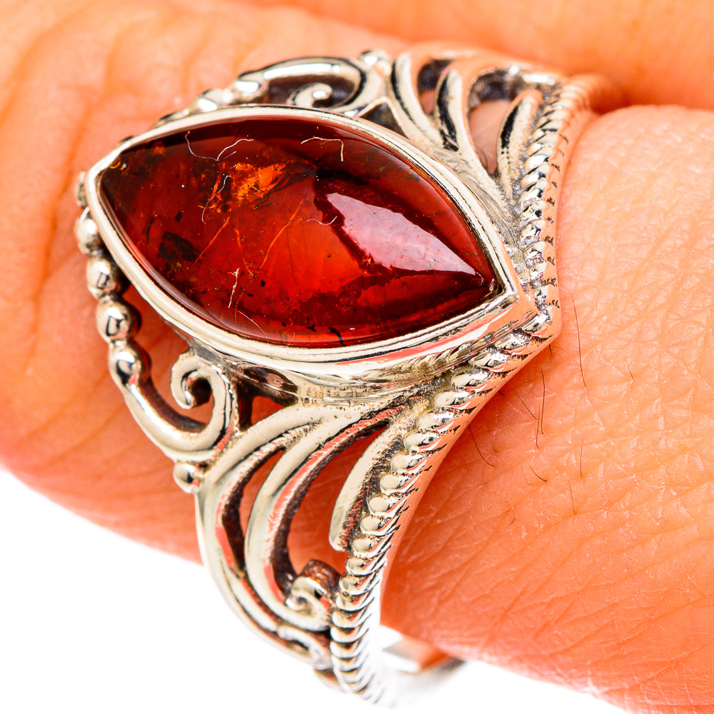 Baltic Amber Rings handcrafted by Anasilvercos - RING99927