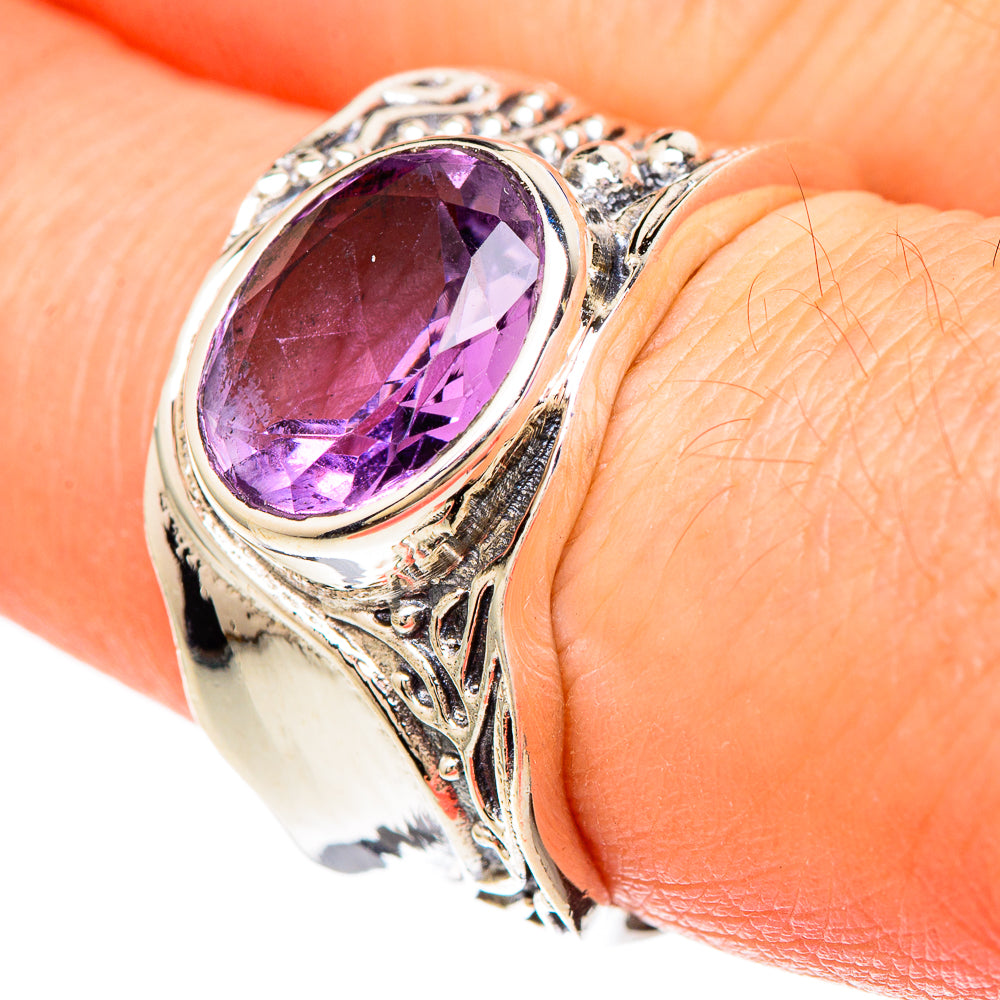 Amethyst Rings handcrafted by Anasilvercos - RING99933