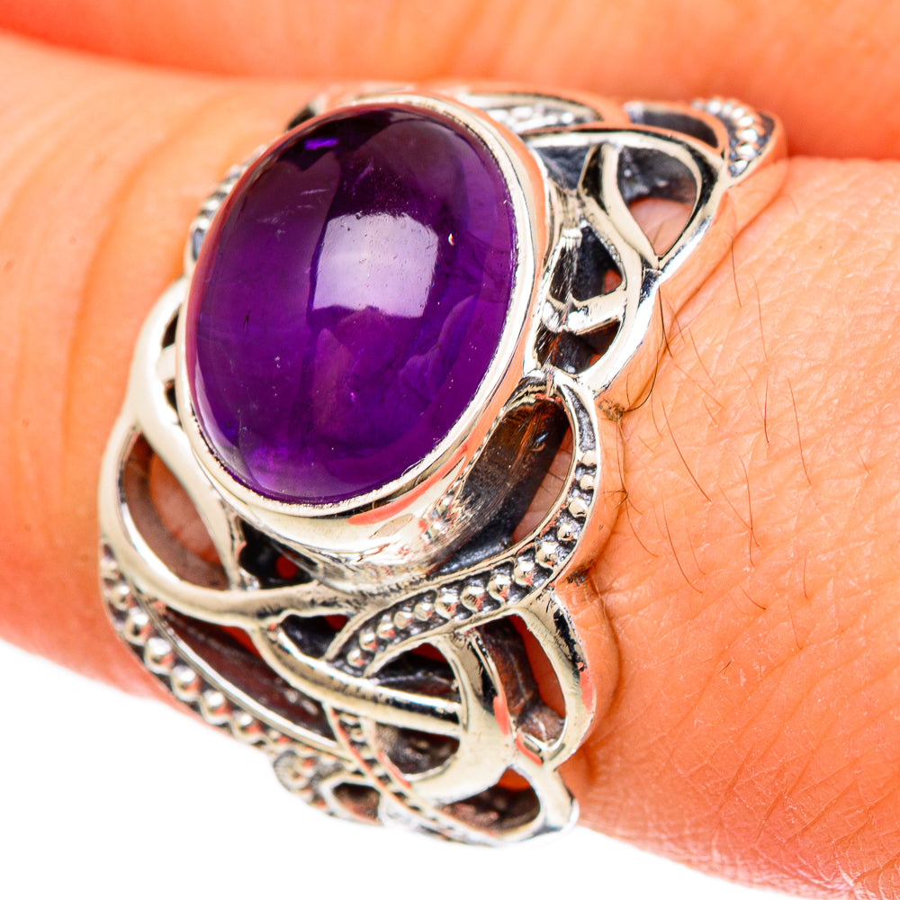 Amethyst Rings handcrafted by Anasilvercos - RING99937