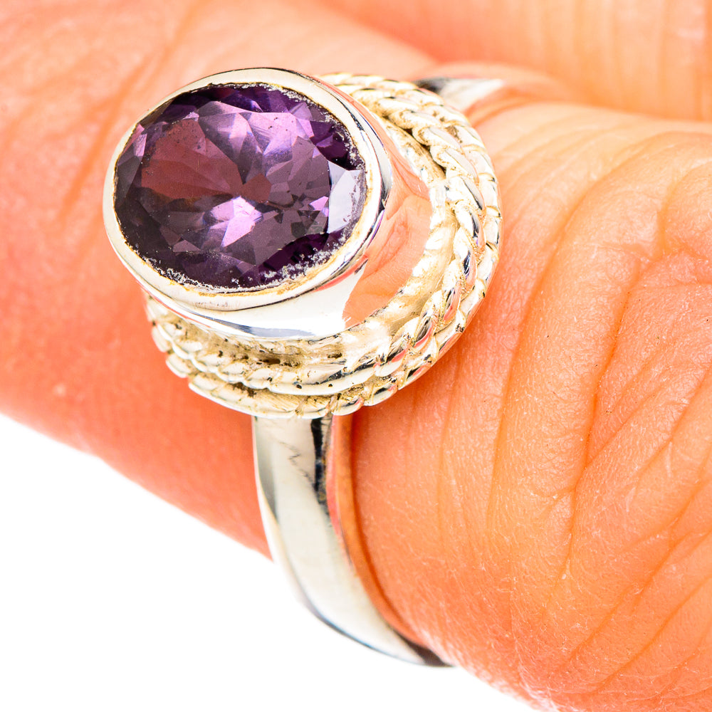 Purple Spinel Rings handcrafted by Anasilvercos - RING99938
