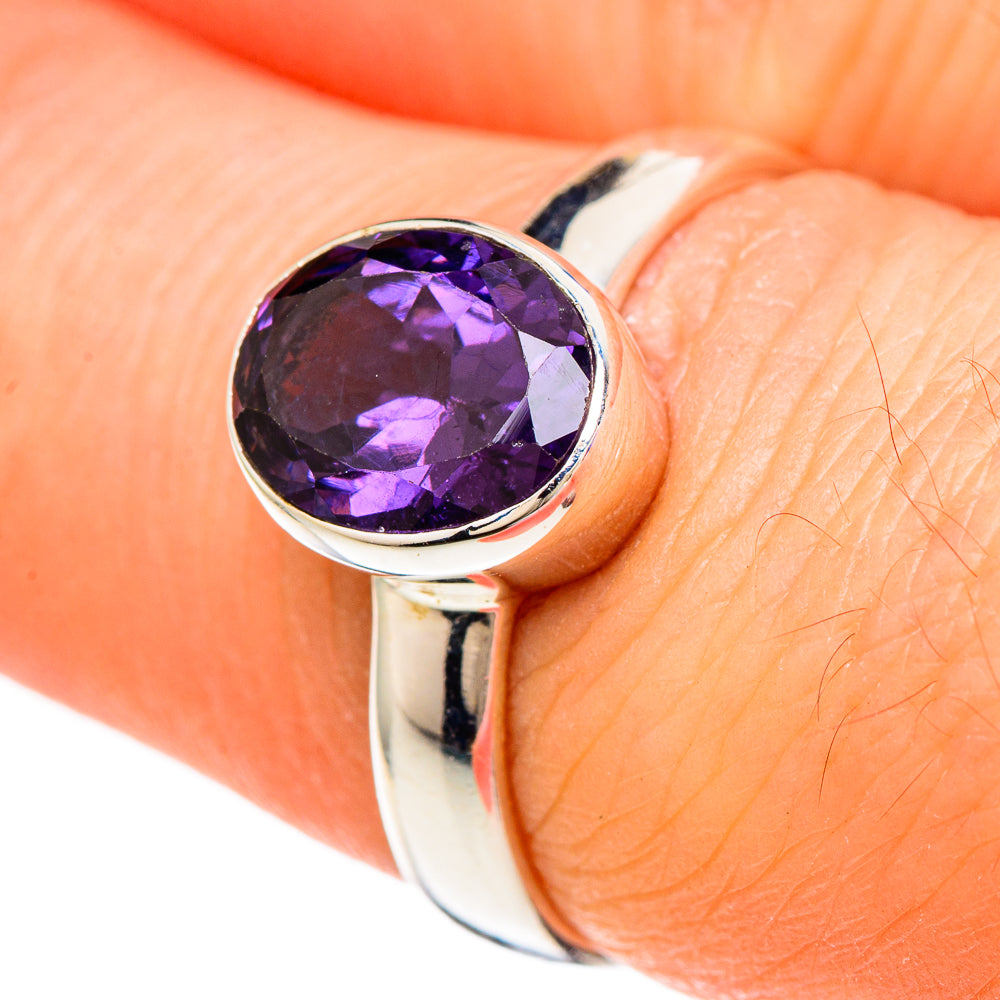 Purple Spinel Rings handcrafted by Anasilvercos - RING99940