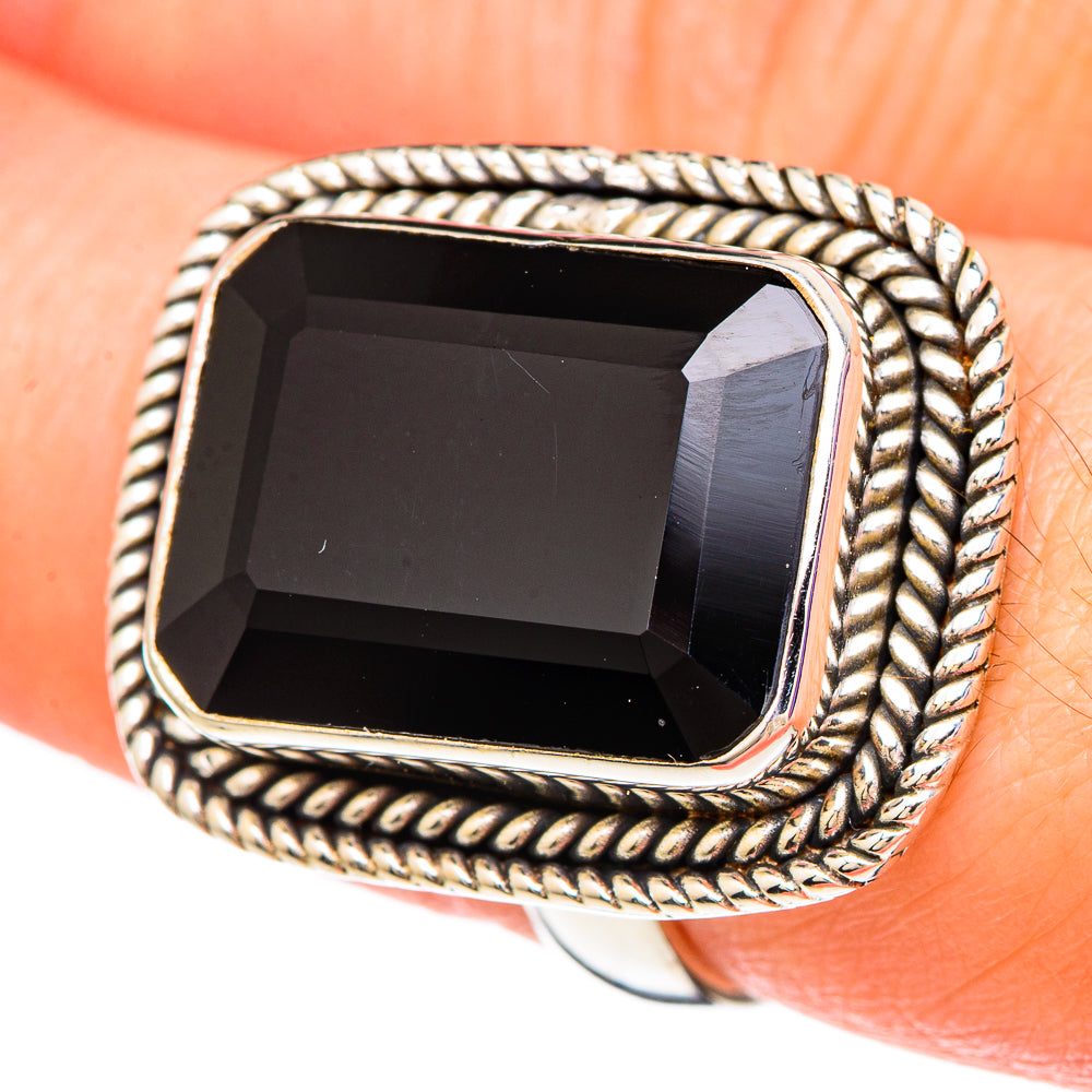 Black Onyx Rings handcrafted by Anasilvercos - RING99943