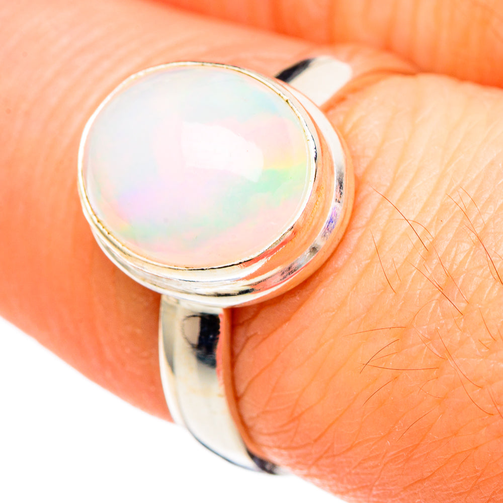 Ethiopian Opal Rings handcrafted by Anasilvercos - RING99946