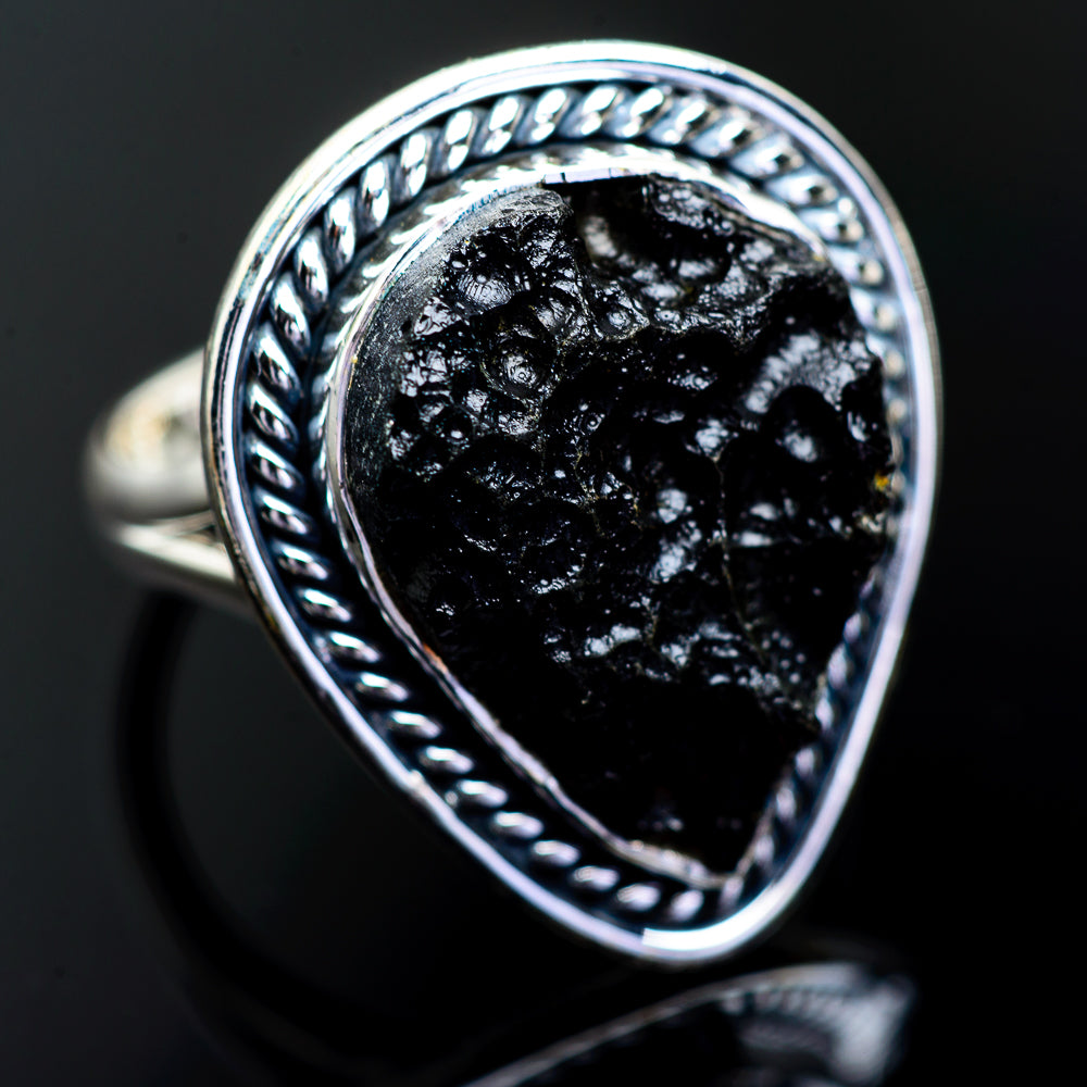 Tektite Rings handcrafted by Anasilvercos - RING999479